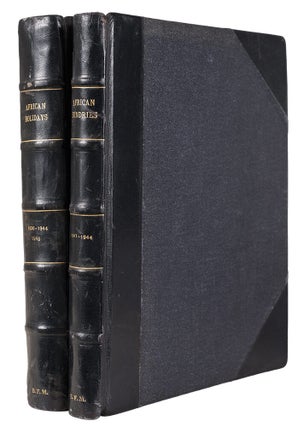 Archive of photographically-illustrated typescript memoirs of travels in Africa before, during, and after World War II