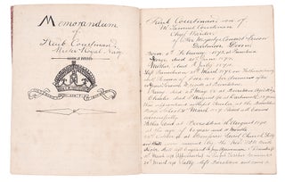 Item #38769 [Manuscript journal of a voyage on the HMS Bonaventure, the Royal Navy flagship of...