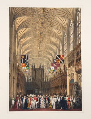Item #39343 Views of the Interior and Exterior of Windsor Castle. Joseph NASH