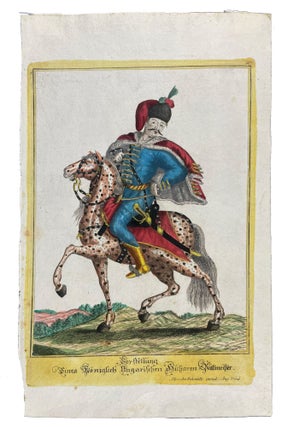 Item #39351 Hussars and Pandurs on Horseback from the War of Austrian Succession: Twelve Plates....