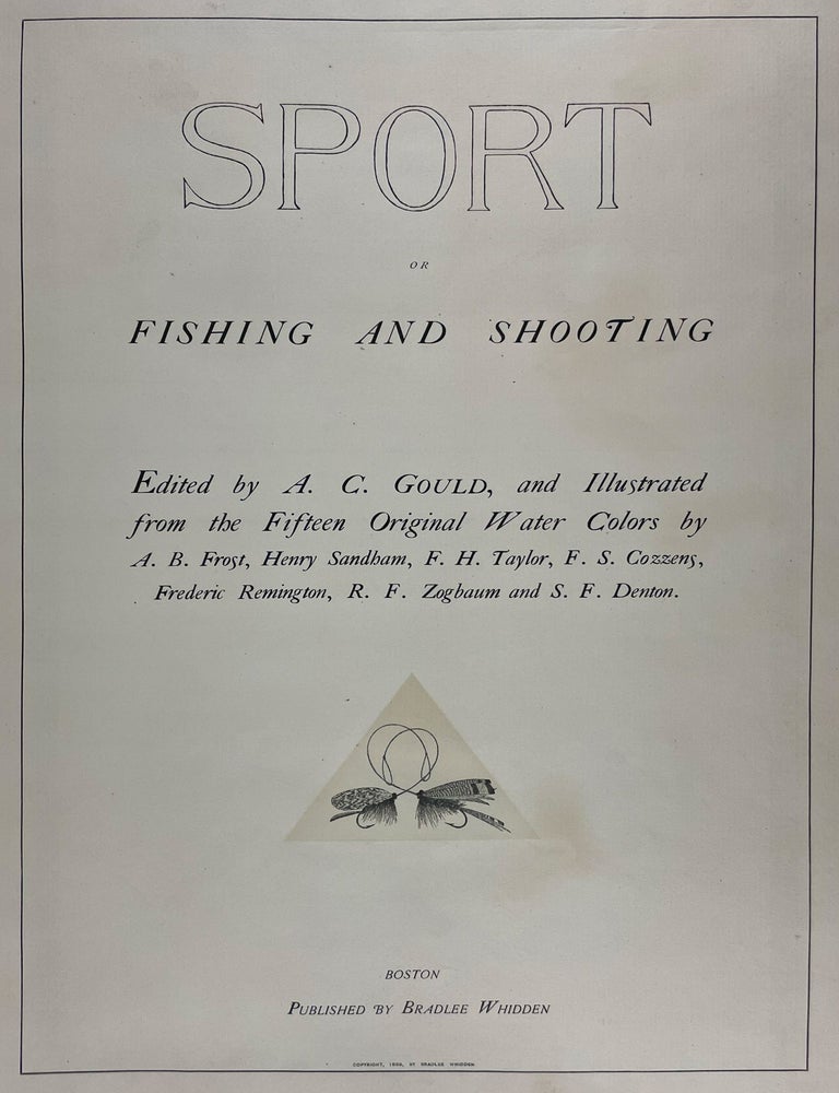 Sport or Fishing and Shooting  Frederic REMINGTON, A. B. FROST, - A. C