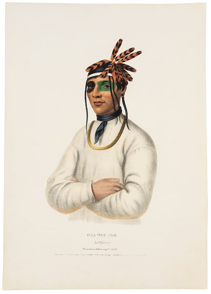 Item #39614 Caa Tou See. An Ojibray. Thomas L. MCKENNEY, James HALL.