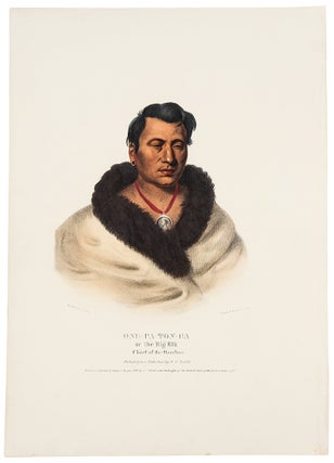 Item #39648 Ong-Pa-Ton-Ga, or the Big Elk, Chief of the Omahas. Thomas L. MCKENNEY, James HALL
