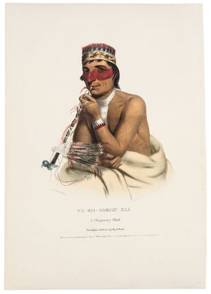 Item #39650 Wa-Em-Boesh-Kaa, a Chippeway Chief. Thomas L. MCKENNEY, James HALL