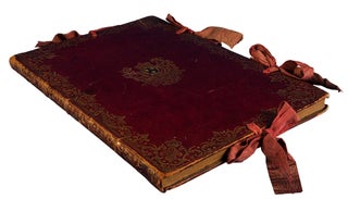 [Album of paper in an 18th-century French red morocco binding]