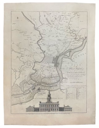 Item #39878 Plan of the City and Environs of Philadelphia Survey'd by N. Scull and G. Heap....
