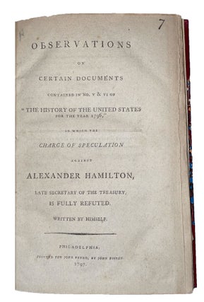 Item #39987 Observations on Certain Documents Contained in No. V & VI of "The History Of The...