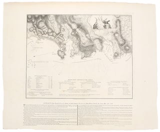 Item #40029 [Battle of St. Lucia, Caribbean]. Sketch of Part of the Island of Ste. Lucie. William...