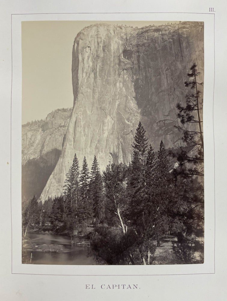 Item #40276 The Yosemite Book; A Description of the Yosemite Valley and the Adjacent Region of the Sierra Nevada, and of the Big Trees of California. Illustrated by maps and photographs. Josiah Dwight WHITNEY.
