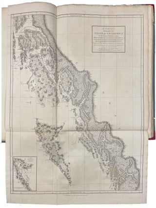 A Voyage of Discovery to the North Pacific Ocean, and Round the World; in which the Coast of North-West America has been Carefully Examined and Accurately Surveyed. Undertaken by his Majesty's Command, Principally with a View to Ascertain the Existence of any Navigable Communication between the North Pacific and North Atlantic Oceans; and Performed in the Years 1790, 1791, 1792, 1793, 1794, and 1795, in the Discovery Sloop of War, and Armed Tender Chatham, under the Command of Captain George Vancouver. Volumes I-III plus Atlas