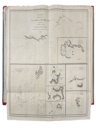 A Voyage of Discovery to the North Pacific Ocean, and Round the World; in which the Coast of North-West America has been Carefully Examined and Accurately Surveyed. Undertaken by his Majesty's Command, Principally with a View to Ascertain the Existence of any Navigable Communication between the North Pacific and North Atlantic Oceans; and Performed in the Years 1790, 1791, 1792, 1793, 1794, and 1795, in the Discovery Sloop of War, and Armed Tender Chatham, under the Command of Captain George Vancouver. Volumes I-III plus Atlas