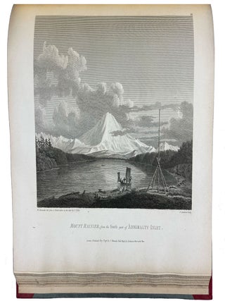 A Voyage of Discovery to the North Pacific Ocean, and Round the World; in which the Coast of North-West America has been Carefully Examined and Accurately Surveyed. Undertaken by his Majesty's Command, Principally with a View to Ascertain the Existence of any Navigable Communication between the North Pacific and North Atlantic Oceans; and Performed in the Years 1790, 1791, 1792, 1793, 1794, and 1795, in the Discovery Sloop of War, and Armed Tender Chatham, under the Command of Captain George Vancouver. Volumes I-III plus Atlas