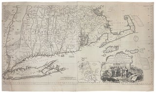 Item #40630 A Map of the most Inhabited part of New England containing the Provinces of...