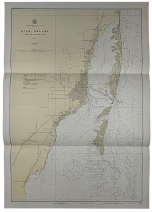 Item #40681 Miami Harbor and Approaches. Florida