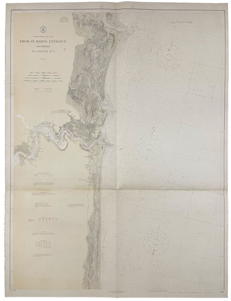 Item #40701 From St. Marys Entrance Southward to Latitude 30&deg; N. Florida.