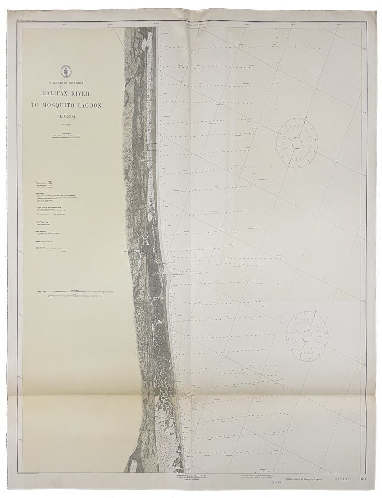 Item #40703 Halifax River to Mosquito Lagoon. Florida.