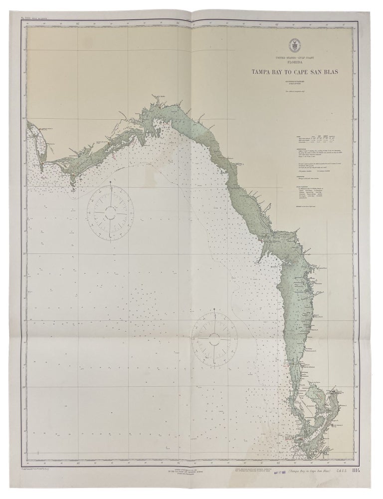 Item #40709 Tampa Bay to Cape San Blas. Florida.