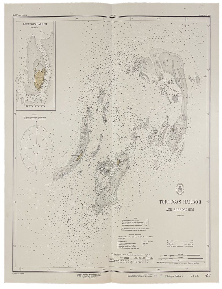 Item #40713 Tortugas Harbor and Approaches. Florida.