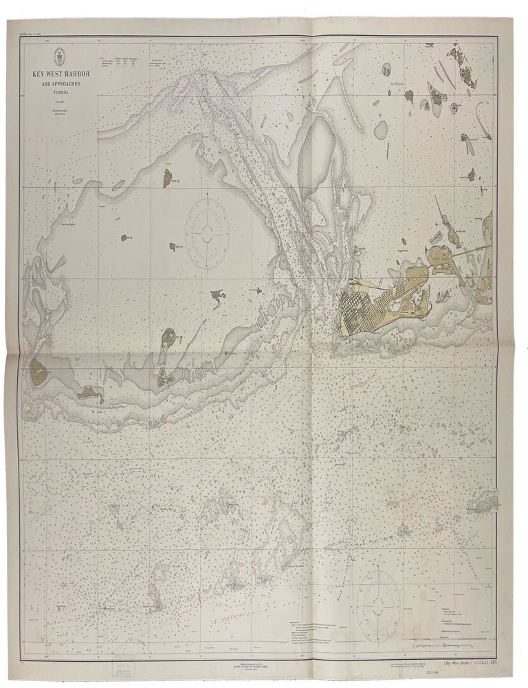 Item #40720 Key West Harbor and Approaches. Florida.