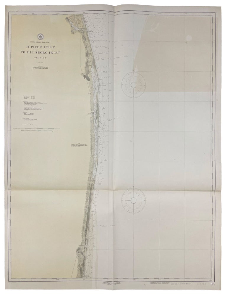 Item #40733 Jupiter Inlet to Hillsboro Inlet. Florida.
