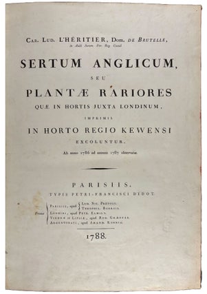 Sertum anglicum, seu plantae rariores quae in hortis juxta Londinum