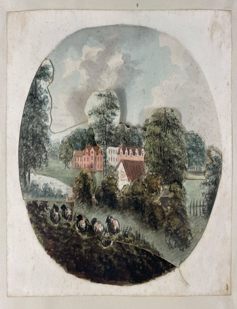 Item #40862 Sketches and Hints on Landscape Gardening. Collected from Designs and Observations Now in the Possession of the Different Noblemen and Gentlemen, for Whose Use they were Originally Made. The Whole Tending to Establish Fixed Principles in the Art of Laying out Ground [with original watercolour landscape design]. Humphry REPTON.