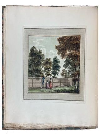 Sketches and Hints on Landscape Gardening. Collected from Designs and Observations Now in the Possession of the Different Noblemen and Gentlemen, for Whose Use they were Originally Made. The Whole Tending to Establish Fixed Principles in the Art of Laying out Ground [with original watercolour landscape design]