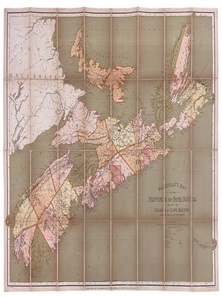 Item #40893 MacKinlay's Map of the Province of Nova Scotia, including the Island of Cape...