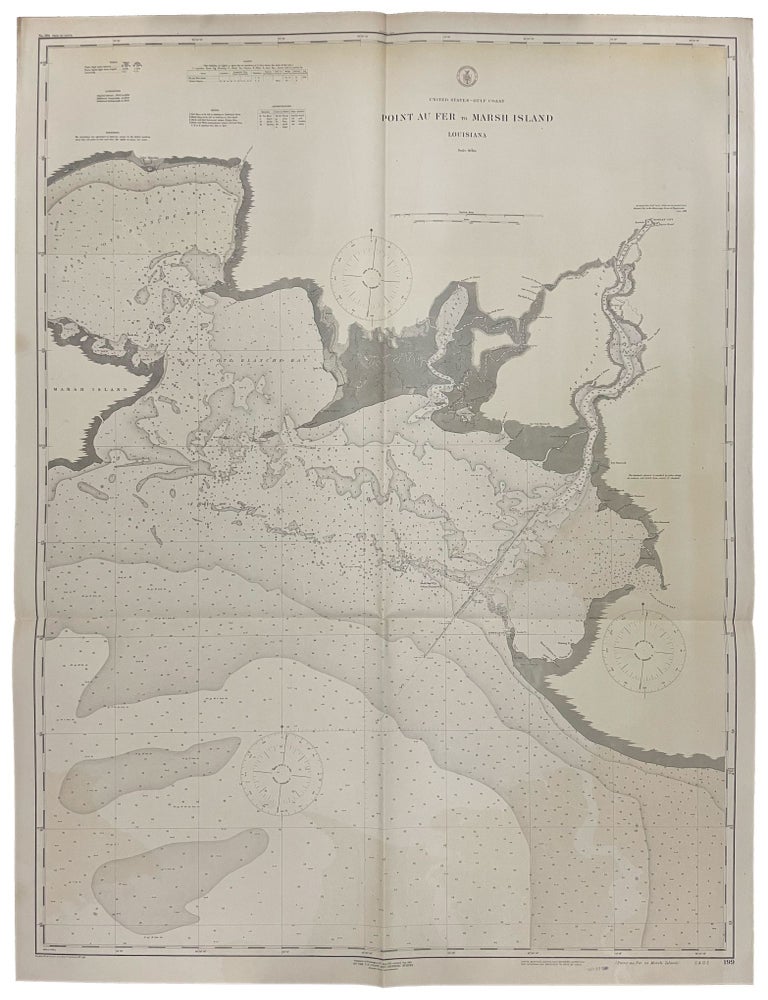Item #41174 Point Au Fer to Marsh Island. Louisiana.