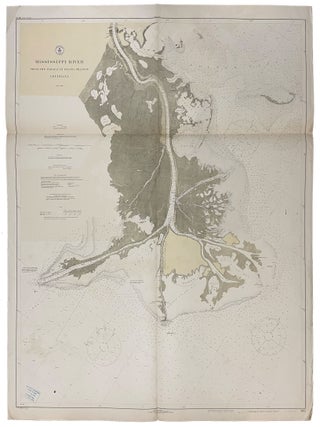 Item #41175 Mississippi River from the Passes to Grand Prairie. Louisiana