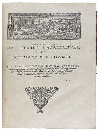 Theatre d'Agriculture et Mesnage des Champs