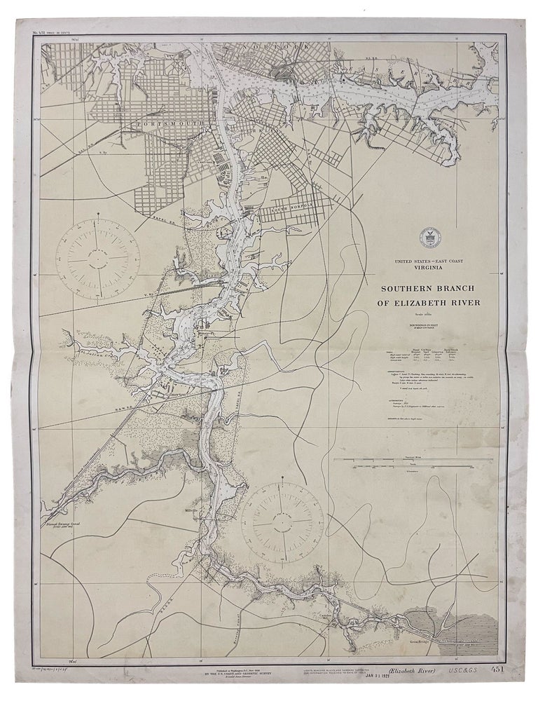 Item #41246 Southern Branch of Elizabeth River. Virginia.