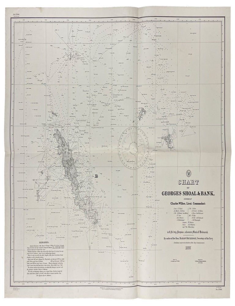 Item #41262 Chart of Georges Shoal & Bank. Massachusetts.