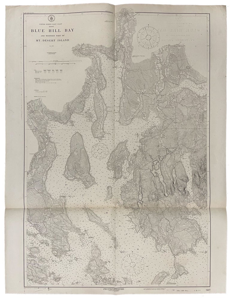 Item #41267 Blue Hill Bay and Western Part of Mt Desert Island. Maine.