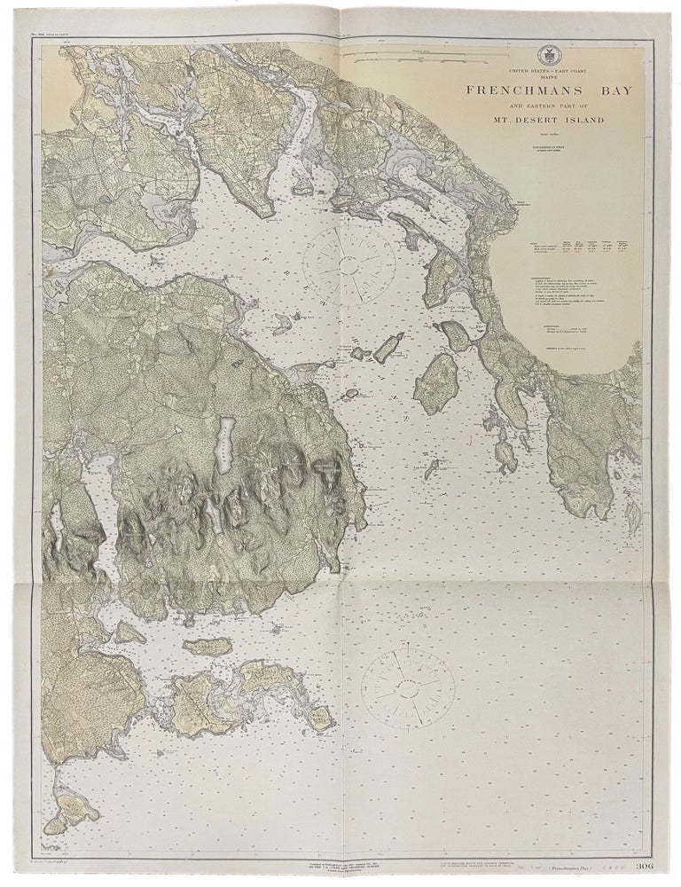 Item #41268 Frenchmans Bay and Eastern Part of Mt. Desert Island. Maine.