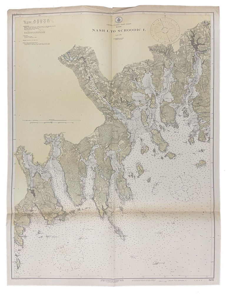 Item #41269 Nash Island to Schoodic Island. Maine.