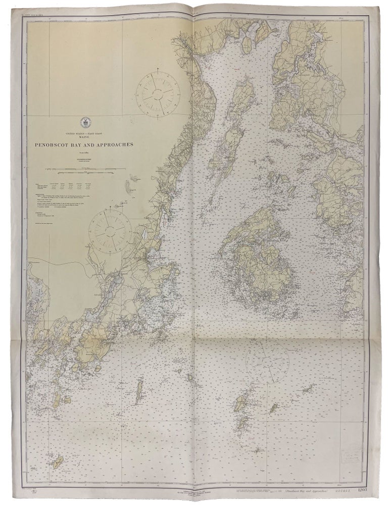 Item #41271 Penobscot Bay and Approaches. Maine.
