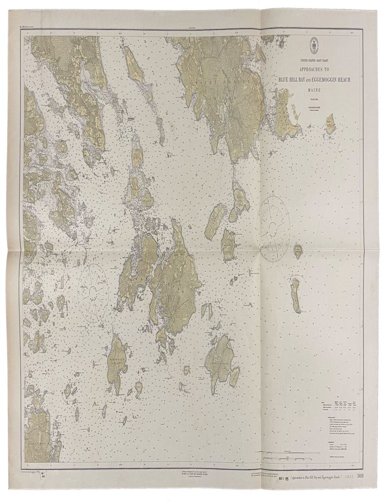 Approaches to Blue Hill Bay and Eggemoggin Reach by Maine on Donald A.  Heald Rare Books