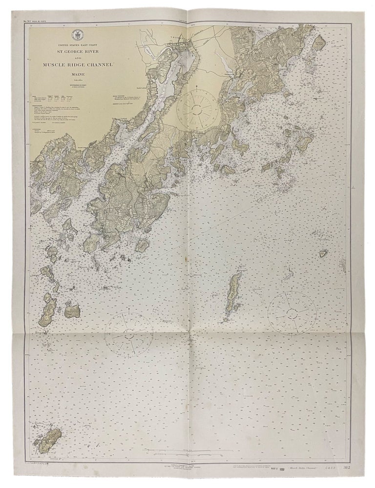 Item #41279 St. George River and Muscle Ridge Channel. Maine.