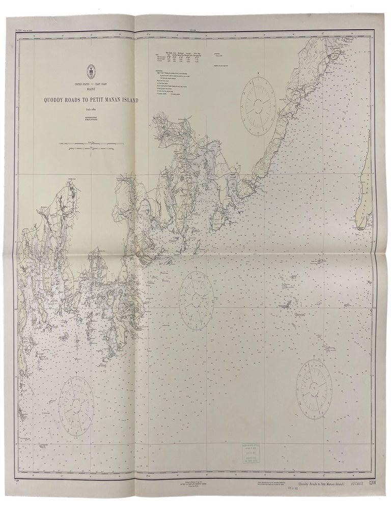 Item #41280 Quoddy Roads to Petit Manan Island. Maine.