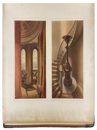 Views of Lansdown Tower, Bath. The Favourite Edifice of the Late William Beckford Esqr. From Drawings by Willes Maddox on Stone by C. J. Richardson, F. S. A.