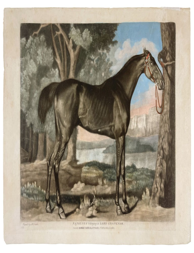 Item #4138 Pangloss belonging to Lord Grosvernor. George STUBBS, ANONYMOUS.