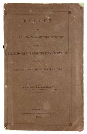 Item #41429 Report of an exploration of the country lying between the Missouri River and the...