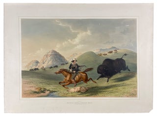 Item #41610 Buffalo Hunt, Chasing Back. George CATLIN