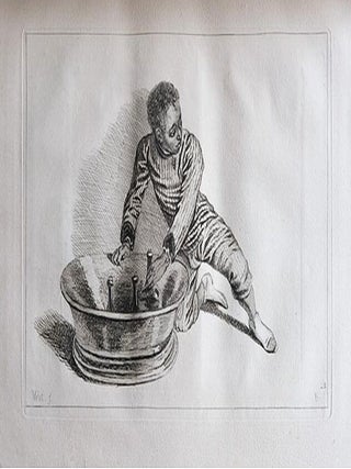 Figures de Differents Caracteres de Paysages et d'Etudes, Dessinees d'apres Nature par Antoine Watteau peintre du roy en son Academie royale de peinture et sculpture gravees a l'eau forte par des plus habiles peintres et graveurs du temps. Tirees des plus beaux cabinets de Paris [Tome Premier]