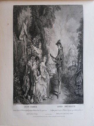 Oeuvres des Estampes Gravees d'apres les Tableaux et Desseins de feu Antione Watteau, Peintre Flamand, Quatrieme et Derniere Partie
