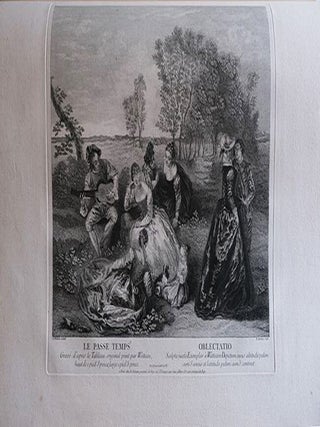 Oeuvres des Estampes Gravees d'apres les Tableaux et Desseins de feu Antione Watteau, Peintre Flamand, Quatrieme et Derniere Partie