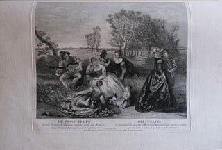 Oeuvres des Estampes Gravees d'apres les Tableaux et Desseins de feu Antione Watteau, Peintre Flamand, Quatrieme et Derniere Partie