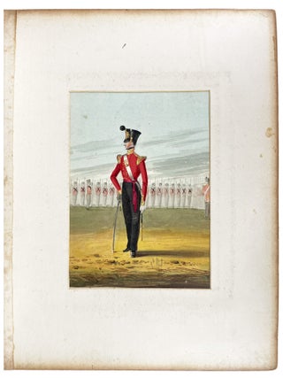 An album of 65 original uniform studies of British Army Officers