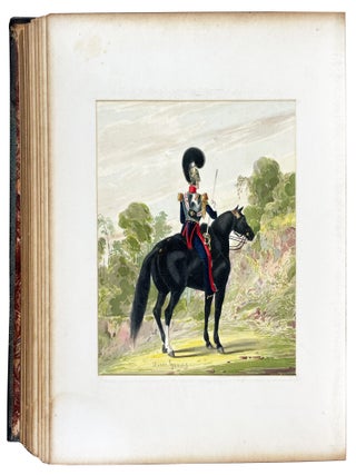An album of 65 original uniform studies of British Army Officers